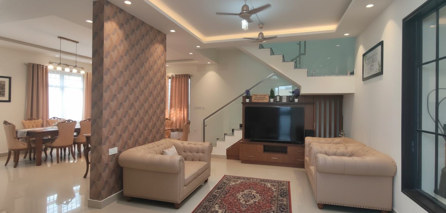 Modern luxury residential interior living room